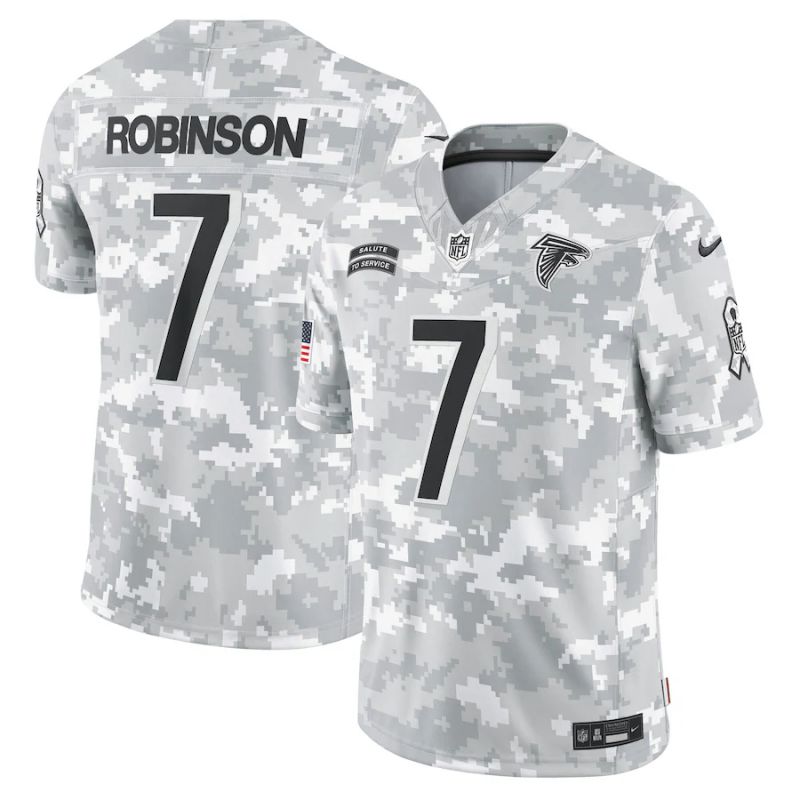 Men Atlanta Falcons #7 Robinson Nike Arctic Camo 2024 Salute to Service Limited NFL Jersey->indianapolis colts->NFL Jersey